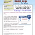 freeplrarticles.net freeplrarticles.net