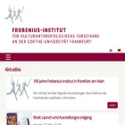 frobenius-institut.de frobenius-institut.de