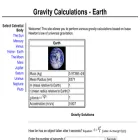 gravitycalc.com