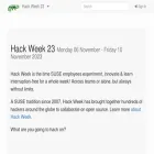 hackweek.suse.com hackweek.suse.com