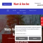 hartandsonwasteinc.com