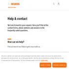 help.migros.ch help.migros.ch