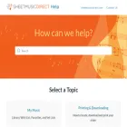 help.sheetmusicdirect.com