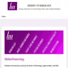 hiddennumerology.com hiddennumerology.com