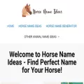 horsenameideas.com
