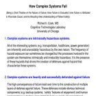 how.complexsystems.fail how.complexsystems.fail