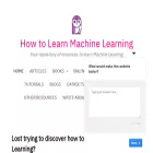 howtolearnmachinelearning.com howtolearnmachinelearning.com
