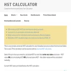 hstcalculator.ca hstcalculator.ca