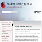 integrity.mit.edu integrity.mit.edu