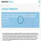 ir.valeant.com ir.valeant.com