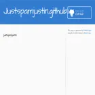 justspamjustin.github.io justspamjustin.github.io