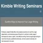 kimblewritingseminars.com kimblewritingseminars.com