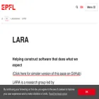 lara.epfl.ch lara.epfl.ch