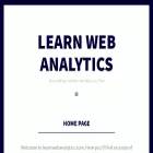 learnwebanalytics.com learnwebanalytics.com