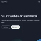 lessonslearnedsolutions.com lessonslearnedsolutions.com