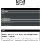 library.rockhall.com library.rockhall.com