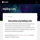 lists.centos.org
