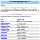 lists.macosforge.org lists.macosforge.org