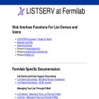 listserv.fnal.gov listserv.fnal.gov
