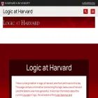 logic.harvard.edu logic.harvard.edu