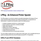 lprng.sourceforge.net