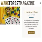 magazine.wfu.edu magazine.wfu.edu