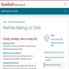 mailman.stanford.edu