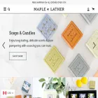 mapleandlather.com