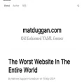 matduggan.com matduggan.com