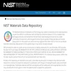 materialsdata.nist.gov materialsdata.nist.gov