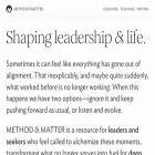 methodandmatter.com