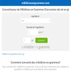 millilitresengrammes.com millilitresengrammes.com