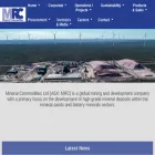 mineralcommodities.com mineralcommodities.com