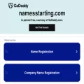 namesstarting.com