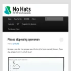 nohats.ca nohats.ca
