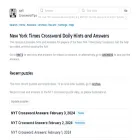 nytcrossword.tips