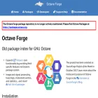 octave.sourceforge.net