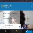 online.notredamecollege.edu online.notredamecollege.edu