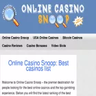 onlinecasinosnoop.com onlinecasinosnoop.com