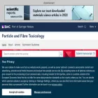 particleandfibretoxicology.biomedcentral.com particleandfibretoxicology.biomedcentral.com