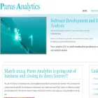 parusanalytics.com parusanalytics.com