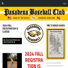 pasadenabaseball.org