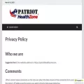 patriothealthzone.com