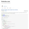peterbe.com peterbe.com