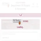 physics.mcmaster.ca physics.mcmaster.ca