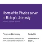 physics.ubishops.ca physics.ubishops.ca