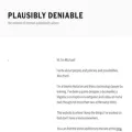 plausiblydeniable.com plausiblydeniable.com