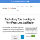 plugin.capitalizemytitle.com plugin.capitalizemytitle.com