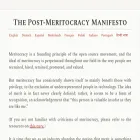 postmeritocracy.org