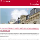 presentation.cnam.fr presentation.cnam.fr